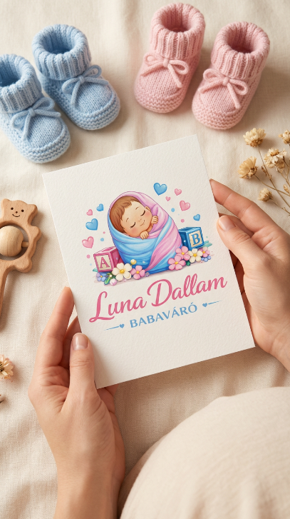 Személyre szabott babaváró dal